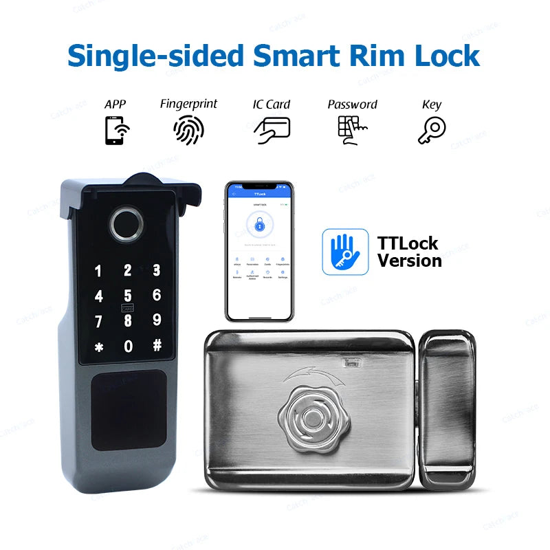Fingerprint Waterproof Outdoor Gate Passcode
