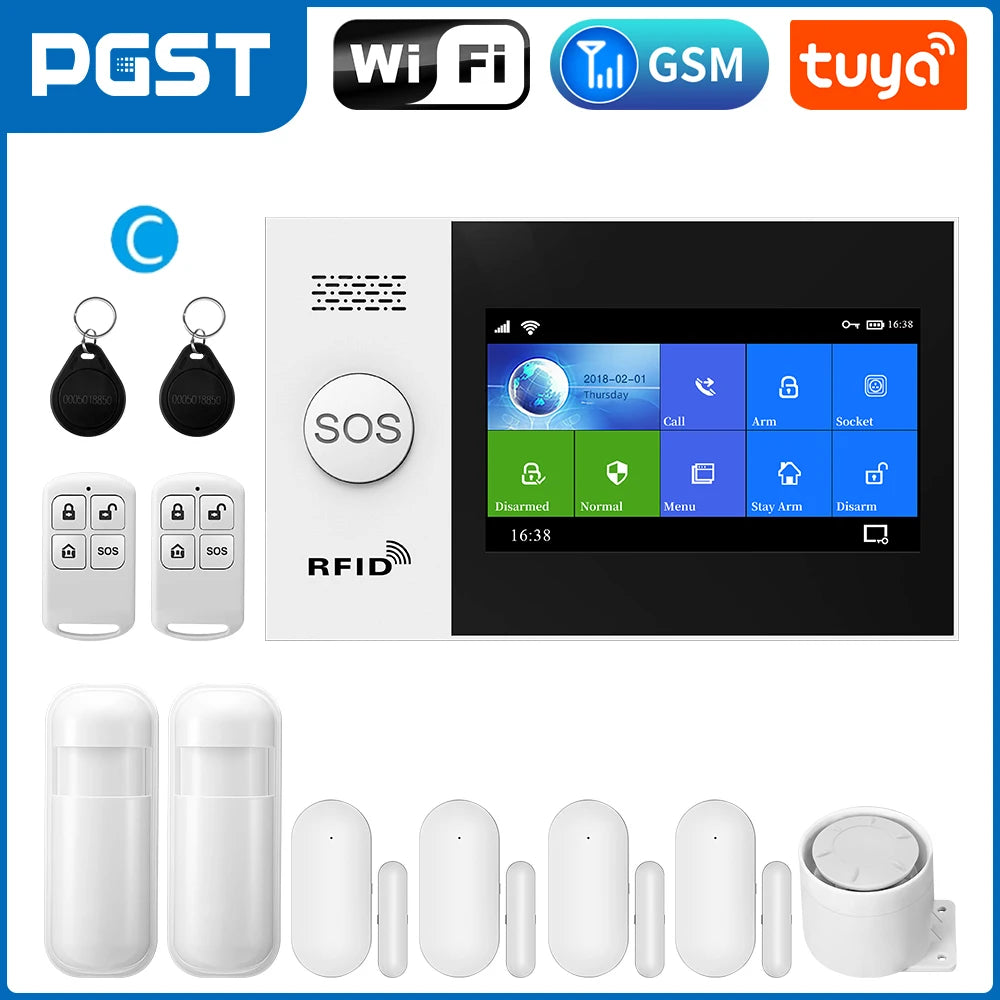 Home WIFI GSM Home Security Sensor  Support Alexa