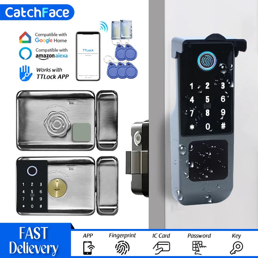 Fingerprint Waterproof Outdoor Gate Passcode