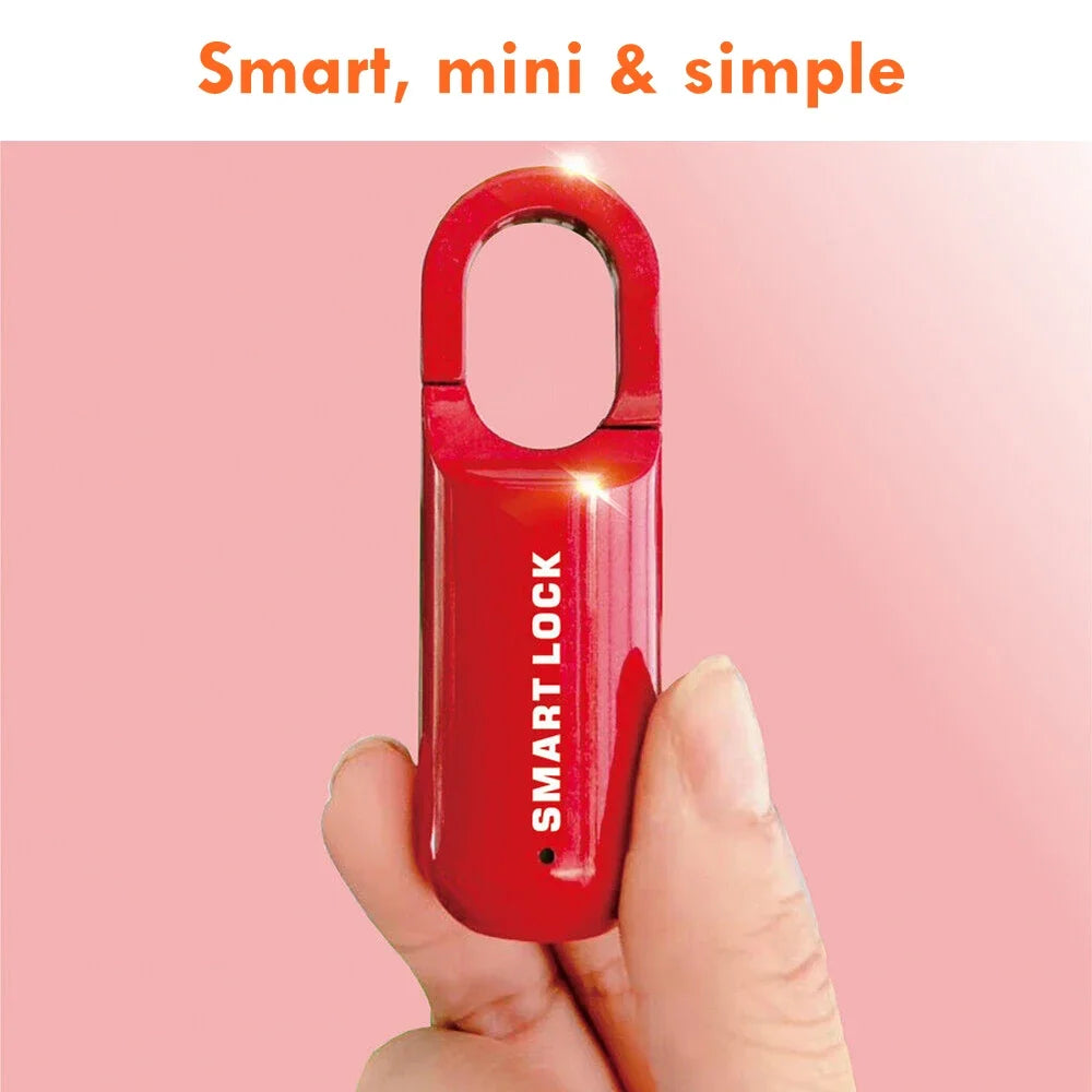 Mini Fingerprint Locks Padlock Smart Biometric Electronic Lock