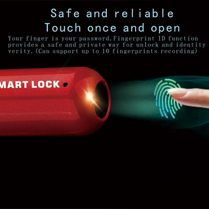 Mini Fingerprint Locks Padlock Smart Biometric Electronic Lock