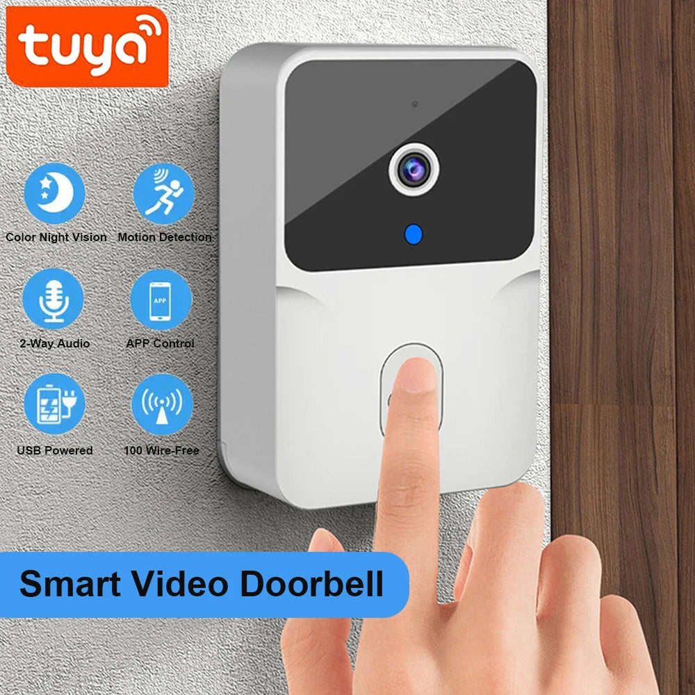 Tuya WiFi Video Doorbell Wireless