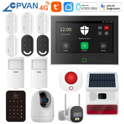 Home Alarm System Wireless WiFi 4G