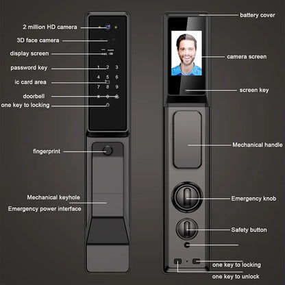 Outdoor Waterproof Lock With Camera